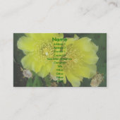 Cartes de visite de fleurs de poires (Devant)