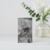 CARTES DE VISITE DE FLEURS D'EAU AMARYLLIS (Debout devant)