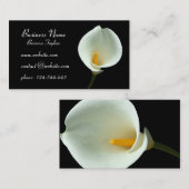 Cartes de visite de fleurs Lilly (Devant / Derrière)