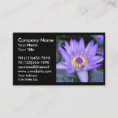 Cartes de visite de fleurs Lotus (Devant)