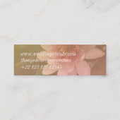 Cartes de visite de fleurs Lotus (Dos)