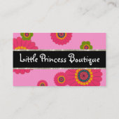 Cartes de visite de fleurs lunaires (Dos)