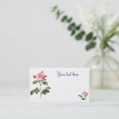 Cartes de visite de fleurs Redoute (Debout devant)