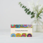 Cartes de visite de flower power (Debout devant)