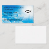 Cartes de visite de foi chrétienne Ichthys (Devant / Derrière)