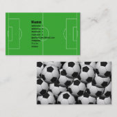cartes de visite de football - (Devant / Derrière)