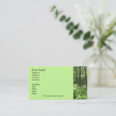 Cartes de visite de forêt (Debout devant)