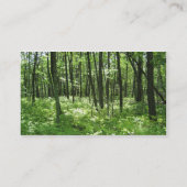 Cartes de visite de forêt (Dos)