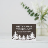 Cartes de visite de forêt (Debout devant)