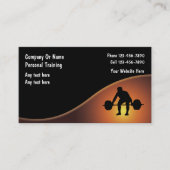 Cartes de visite de formateurs personnels (Devant)