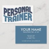 Cartes de visite de formateurs personnels (Devant / Derrière)