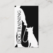 Cartes de visite de formation de dressage de chien (Devant)