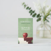 Cartes de visite de formation de maître d'école (Debout devant)