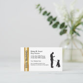 Cartes de visite de formation pour chiens de class (Debout devant)