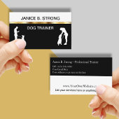 Cartes de visite de formation pour chiens de class