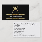 Cartes de visite de forme physique (Devant / Derrière)