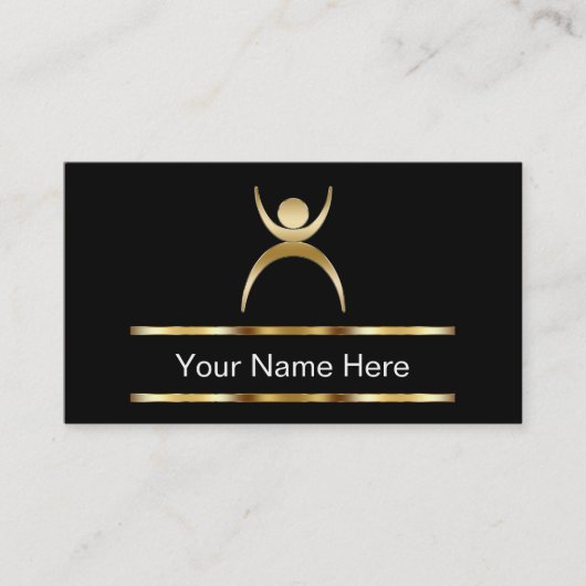 Cartes de visite de forme physique (Devant)