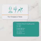 Cartes de visite de forme physique (Devant / Derrière)