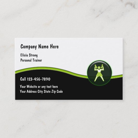 Cartes de visite de forme physique de dames (Devant)