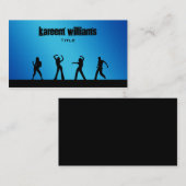 Cartes de visite de forme physique de danse (Devant / Derrière)