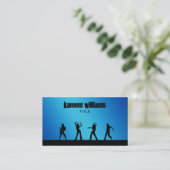 Cartes de visite de forme physique de danse (Debout devant)