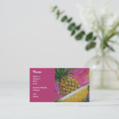 Cartes de visite de fruit d'ananas (Debout devant)
