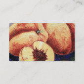 Cartes de visite de fruit de pêches (Dos)