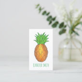 Cartes de visite de fruits d'ananas tropicaux (Debout devant)