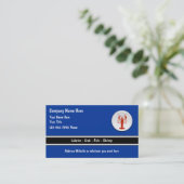 Cartes de visite de fruits de mer (Debout devant)