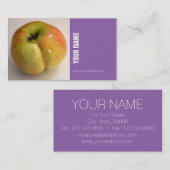 Cartes de visite de fruits frais à la pomme bio su (Devant / Derrière)