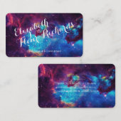 Cartes de visite de galaxie (Devant / Derrière)
