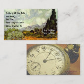 Cartes de visite de galerie d'art (Devant / Derrière)