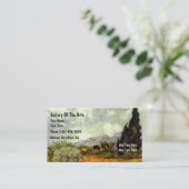 Cartes de visite de galerie d'art (Debout devant)