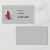 Cartes de visite de gants de boxe (Devant / Derrière)