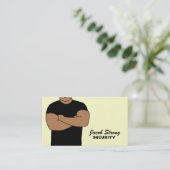 Cartes de visite de garde de sécurité (Debout devant)