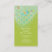 Cartes de visite de garde d'enfants (Dos)