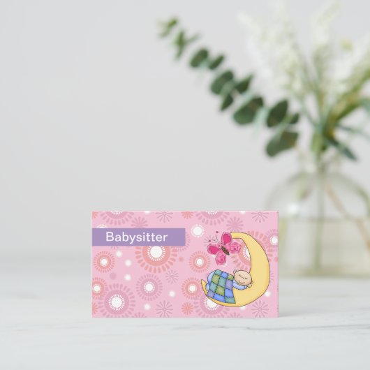 Cartes de visite de garde d'enfants (Debout devant)