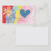 Cartes de visite de garderie (Devant / Derrière)