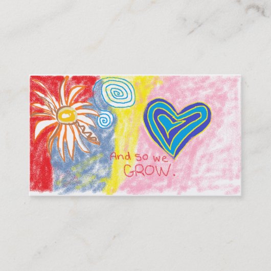 Cartes de visite de garderie (Devant)