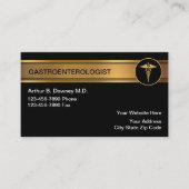 Cartes de visite de gastroentérologue (Devant)