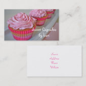 cartes de visite de gâteau (Devant / Derrière)