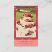 Cartes de visite de gâteau (Dos)