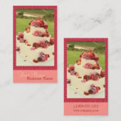 Cartes de visite de gâteau (Devant / Derrière)
