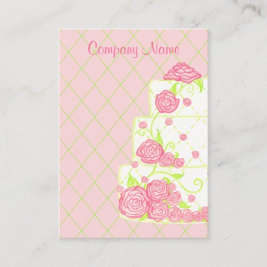 Cartes de visite de gâteaux (Devant)