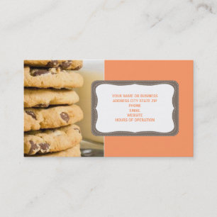 Cartes de visite de gâteaux aux pépites de
