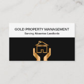 Cartes de visite de gestion des propriétés (Devant)