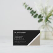 Cartes de visite de gestion des risques (Debout devant)