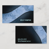 Cartes de visite de globe du monde (Devant / Derrière)