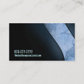 Cartes de visite de globe du monde (Dos)