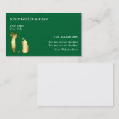 Cartes de visite de golf (Devant / Derrière)
